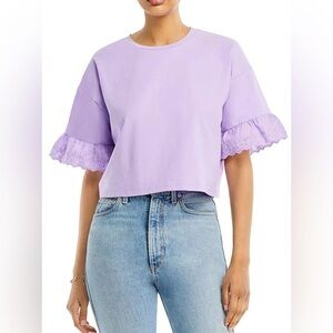 670 - Aqua from Bloomingdale’s NWT Lilac Purple Top, Size Medium